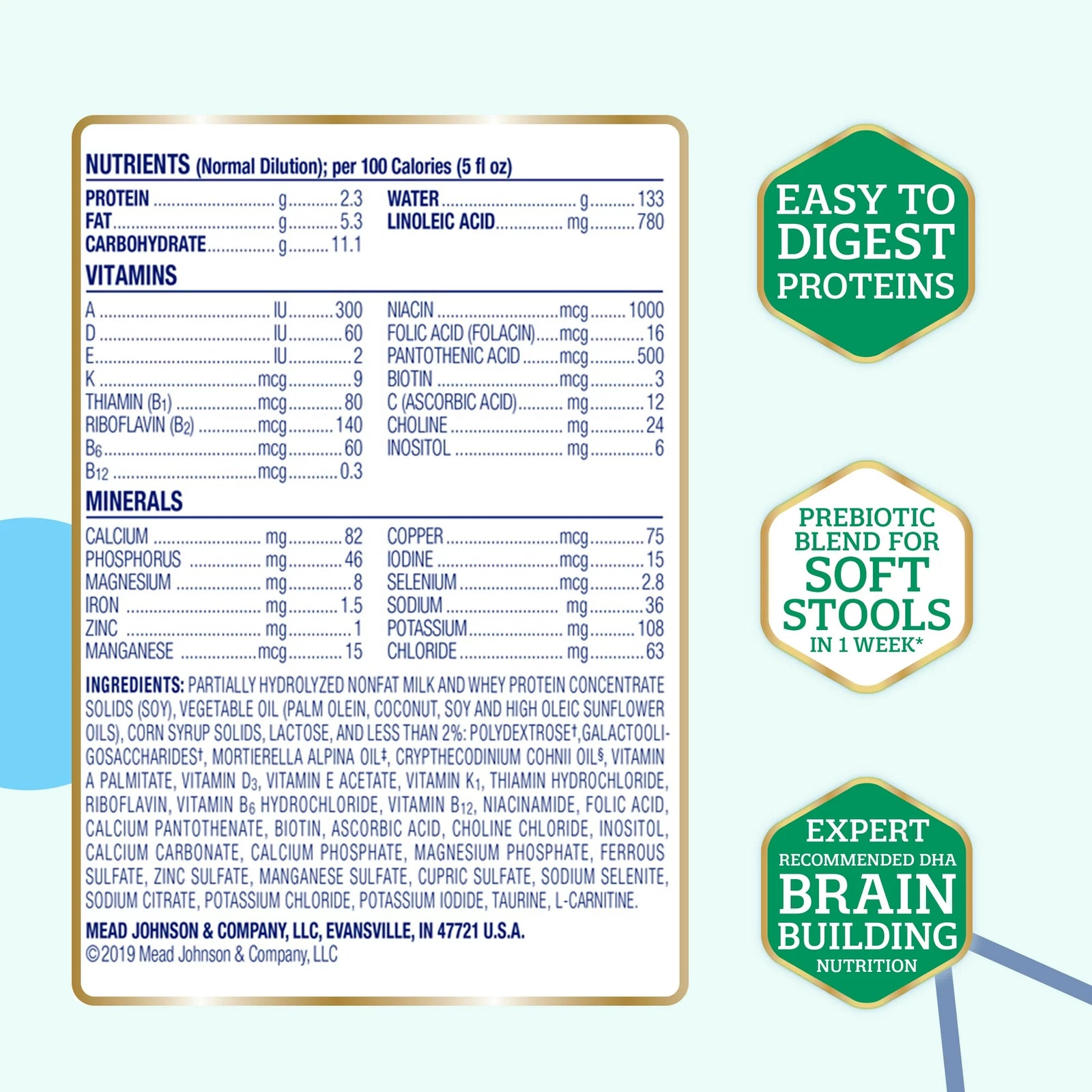 Enfamil Reguline Infant Formula Powder 12.4 oz Can