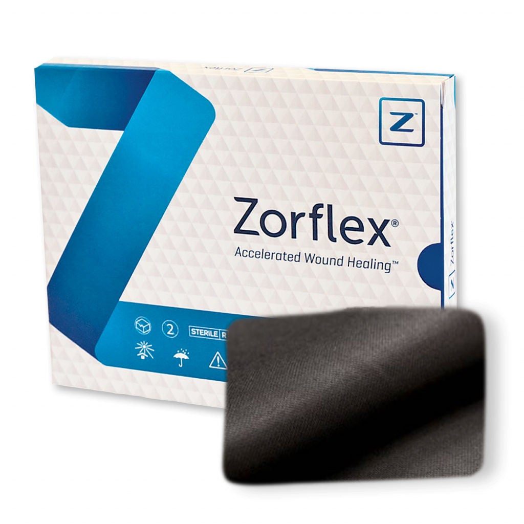 Zorflex Carbon Cloth Wound Contact Dressing, 4 x 4 Inch