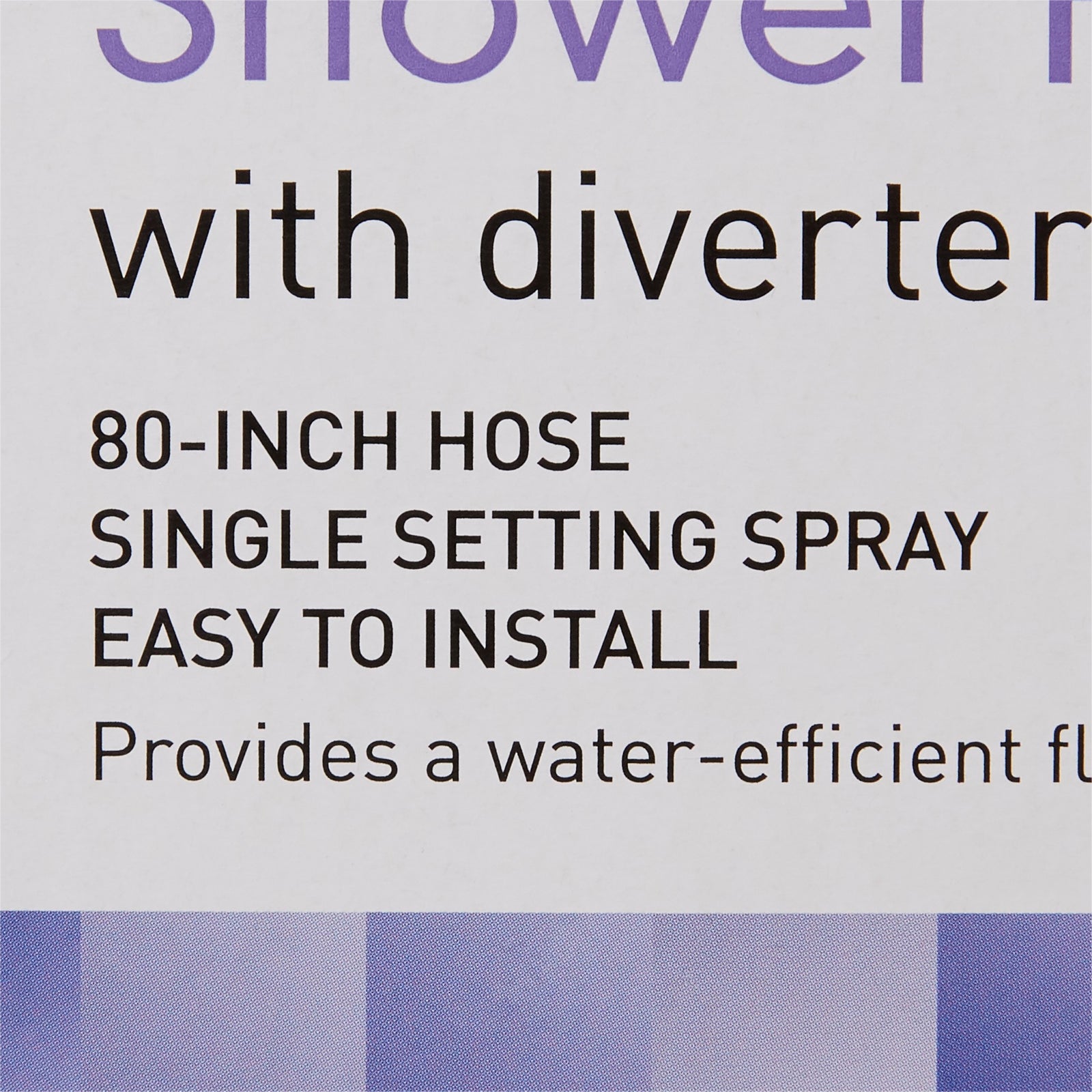 McKesson Deluxe Handheld Showerhead with Diverter Valve