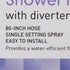 McKesson Deluxe Handheld Showerhead with Diverter Valve