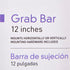 McKesson Wall Grab Bar 12 Inch, White