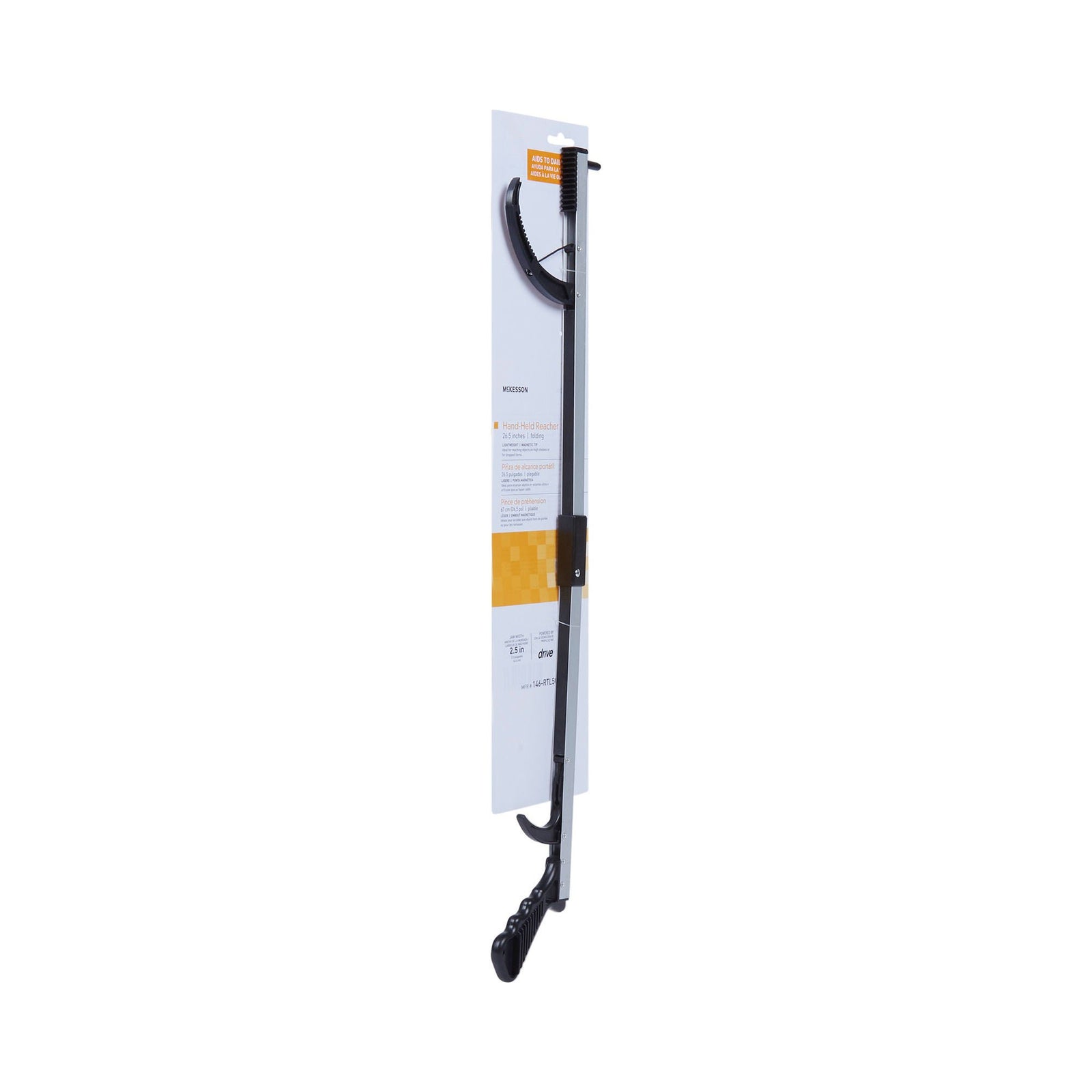 McKesson Folding Hand Held Reacher, 26.5 Inch