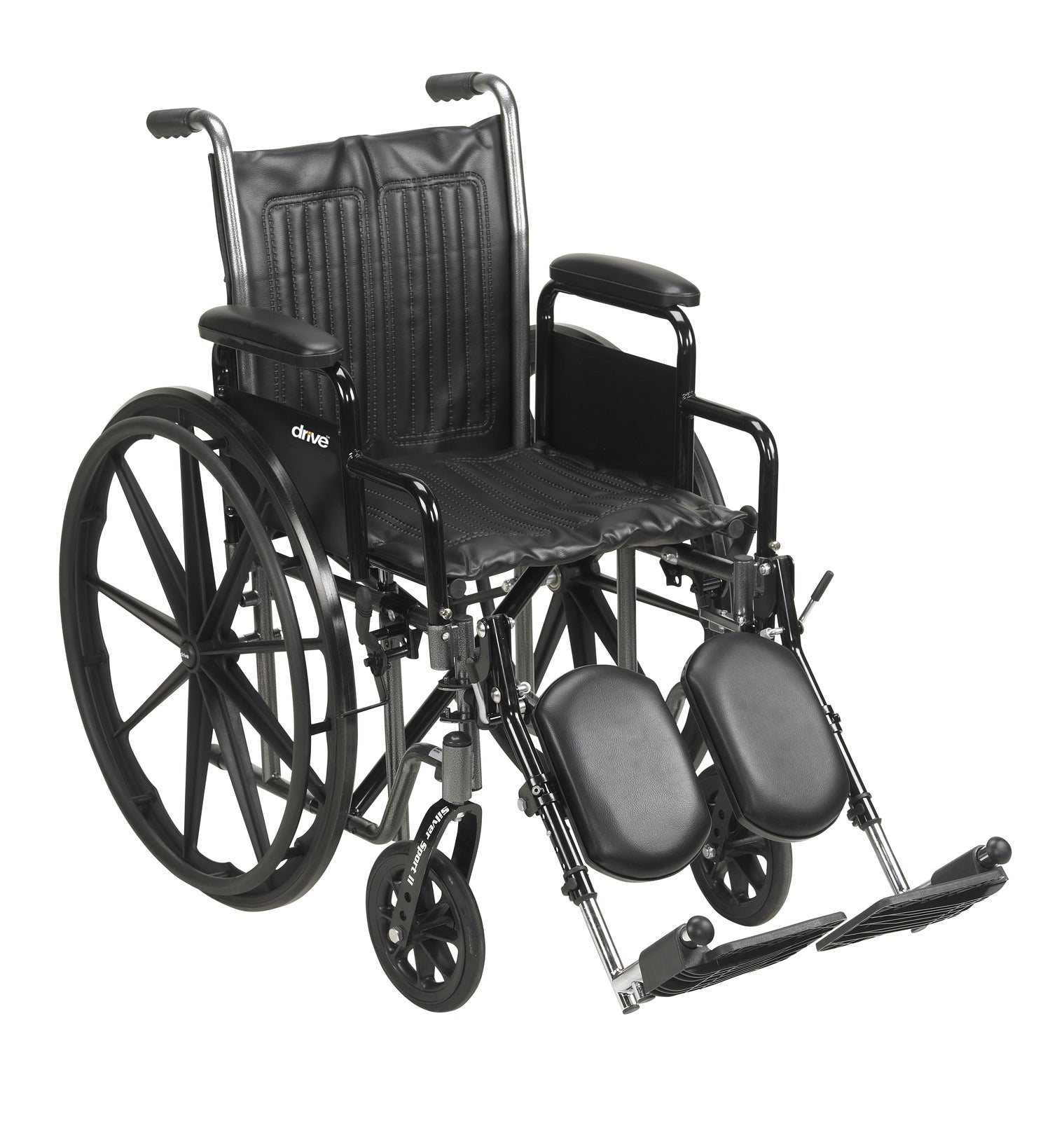 McKesson MedSurg Standard Wheelchair with Swing-Away Elevating Legrests