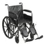 McKesson Standard Wheelchair with Swing-Away Elevating Legrests - 18 Inch Seat Width