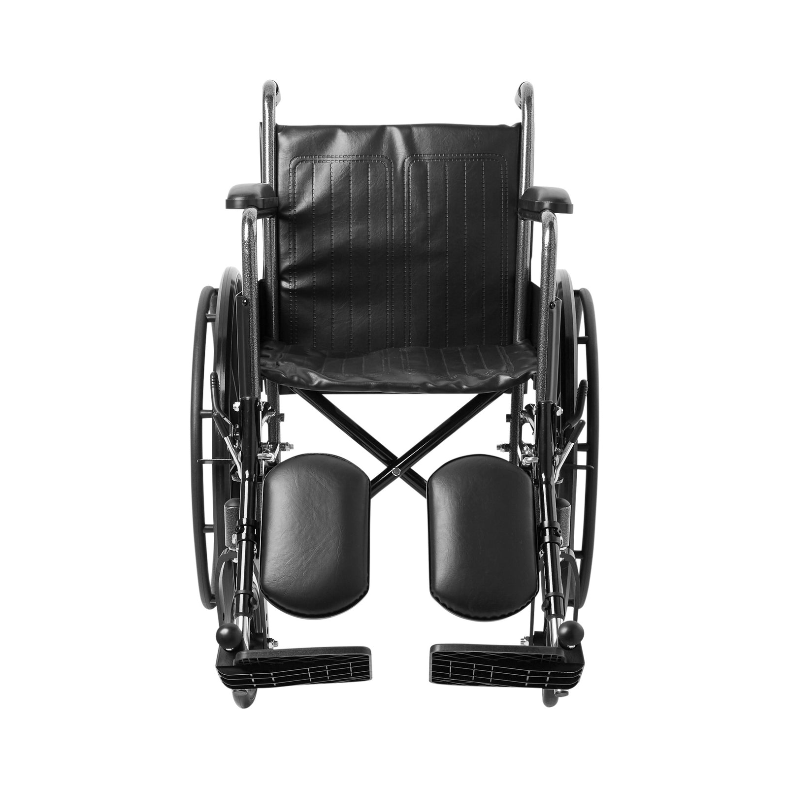 McKesson Standard Wheelchair with Swing-Away Elevating Legrests - 18 Inch Seat Width