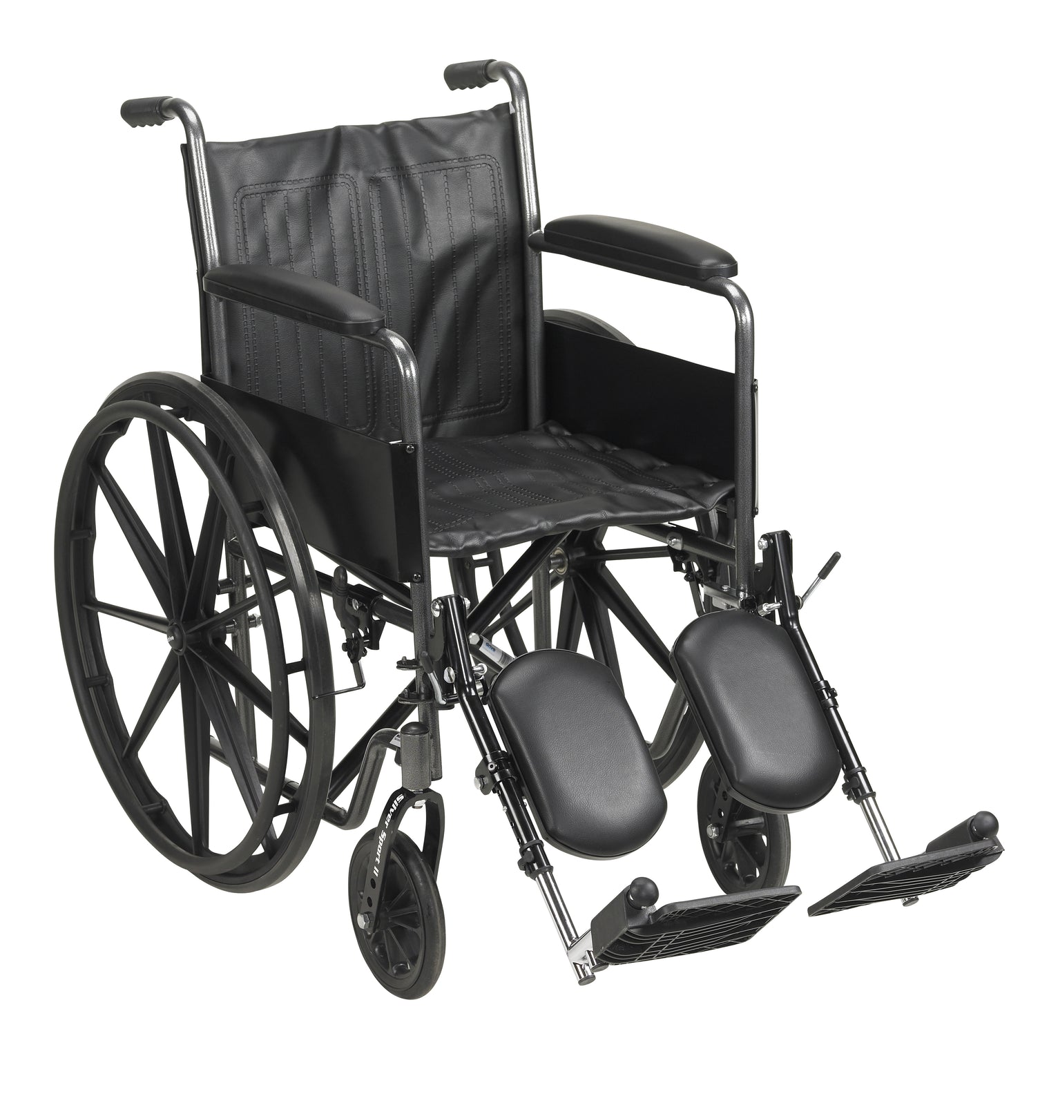 McKesson MedSurg Standard Wheelchair with Swing-Away Elevating Legrests