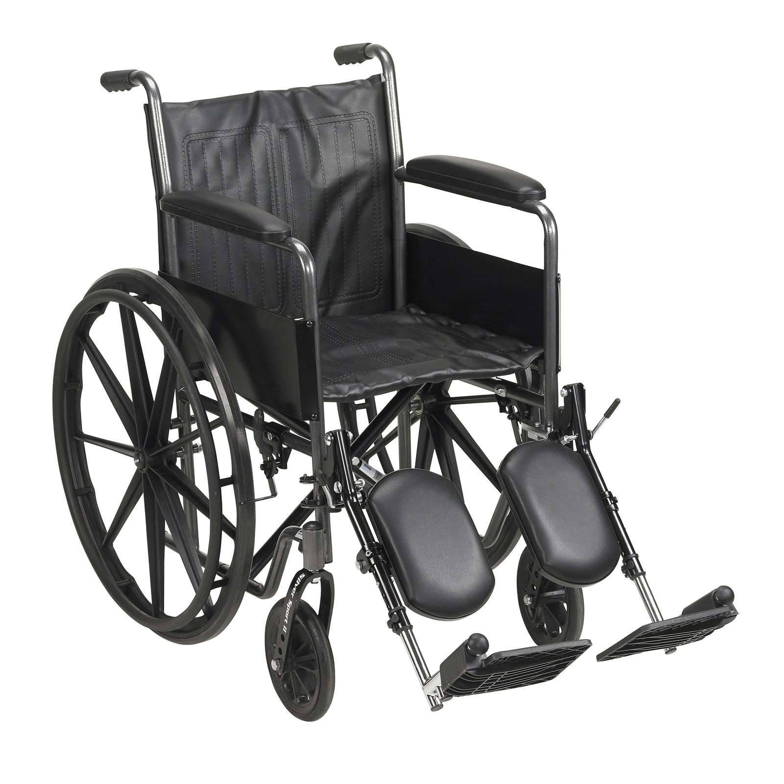 McKesson MedSurg Standard Wheelchair with Swing-Away Elevating Legrests