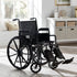 McKesson MedSurg Standard Wheelchair with Swing-Away Elevating Legrests