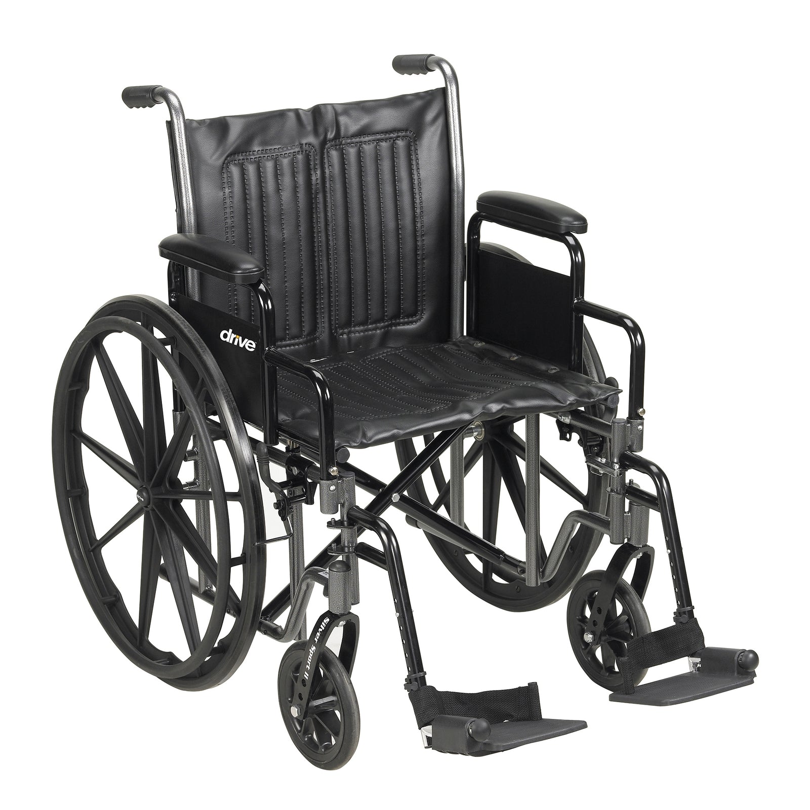 McKesson MedSurg Standard Wheelchair with Swing-Away Footrests