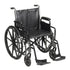 McKesson MedSurg Standard Wheelchair with Swing-Away Footrests