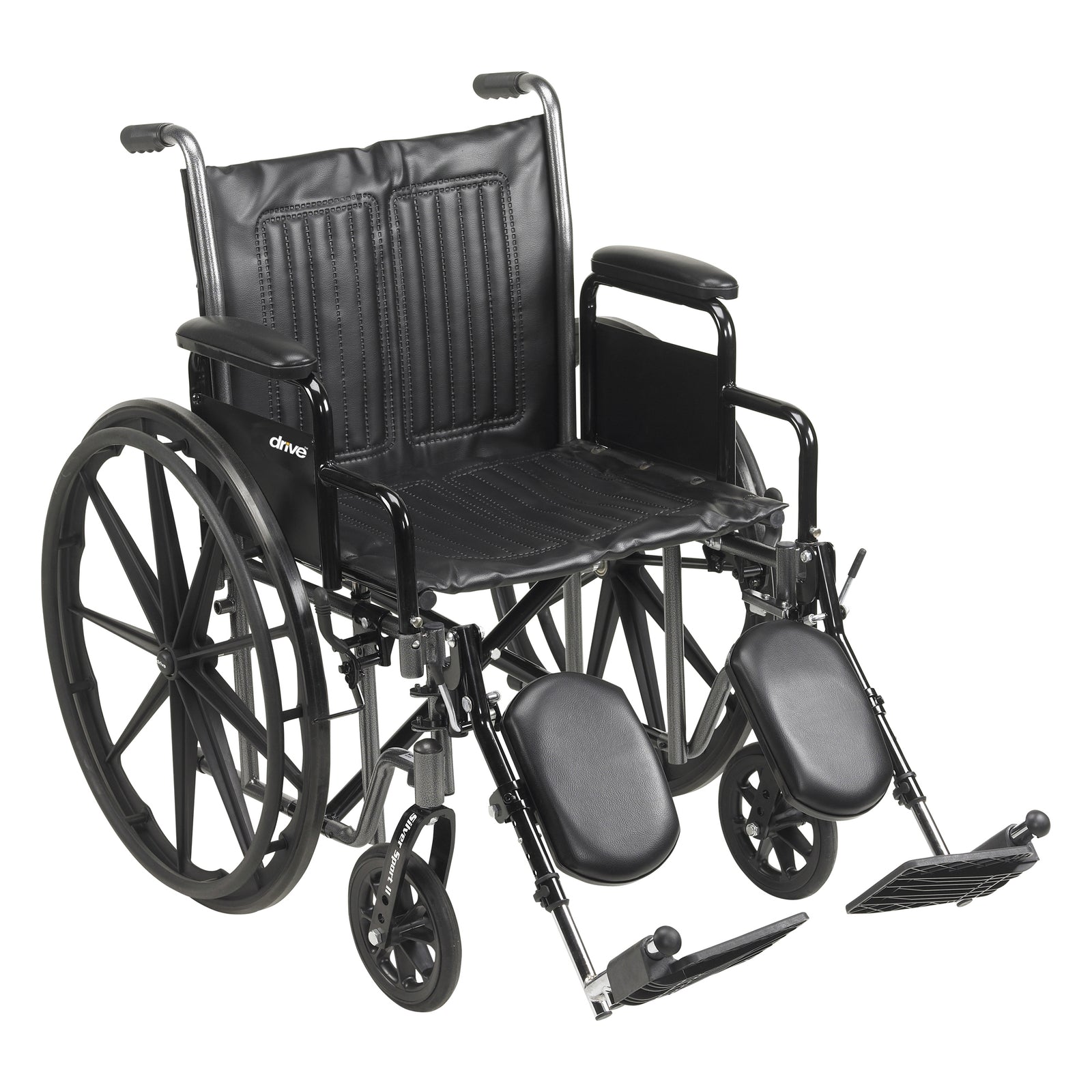 McKesson MedSurg Standard Wheelchair with Swing-Away Elevating Legrests