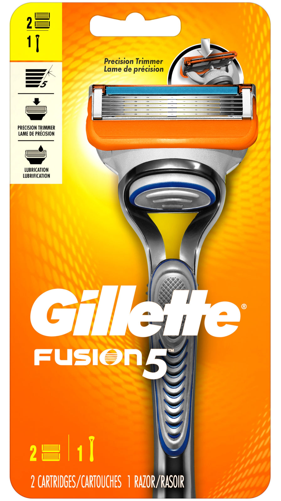 Gillette Fusion5 Men's Razor with Lubricating Strip