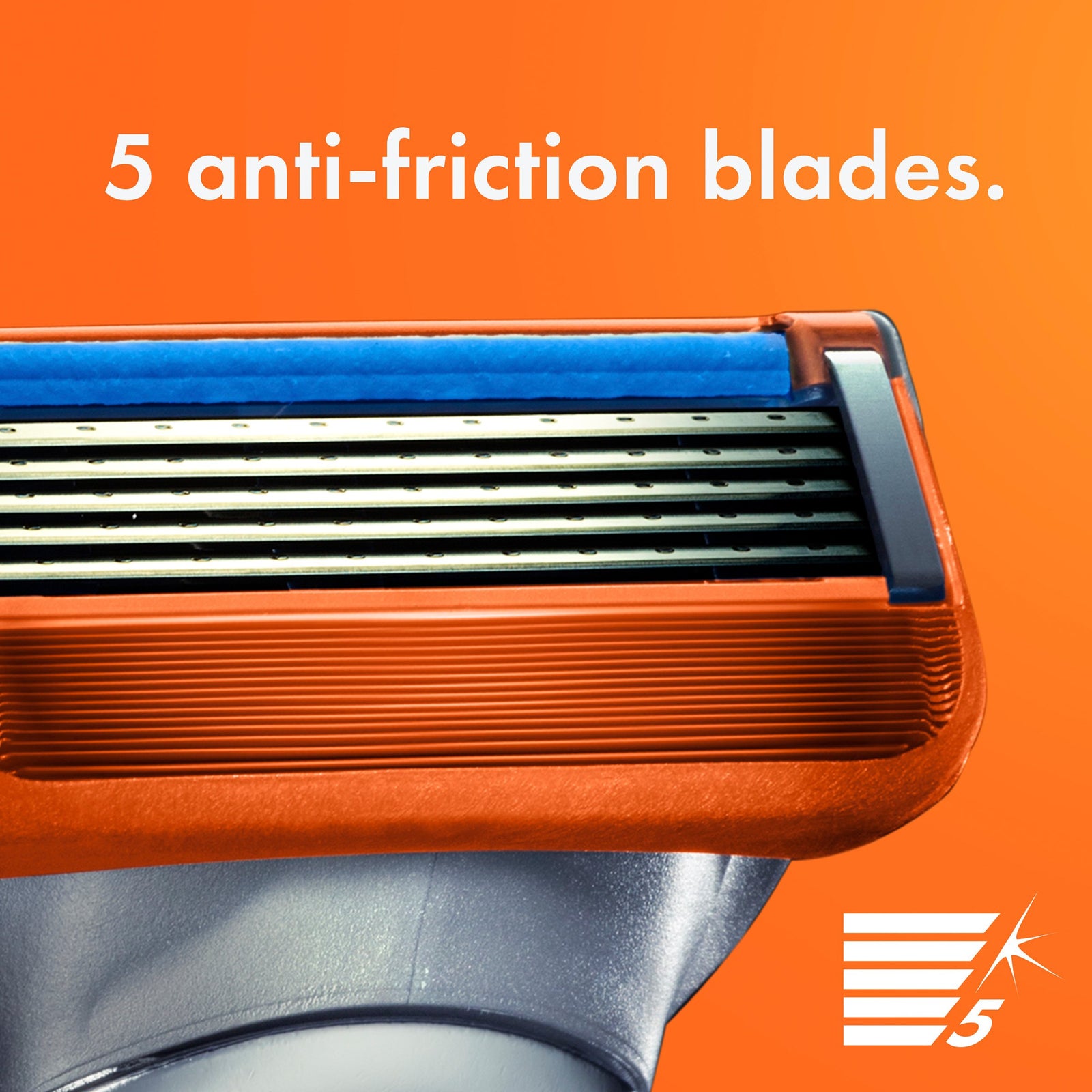 Gillette Fusion5 Men's Razor with Lubricating Strip