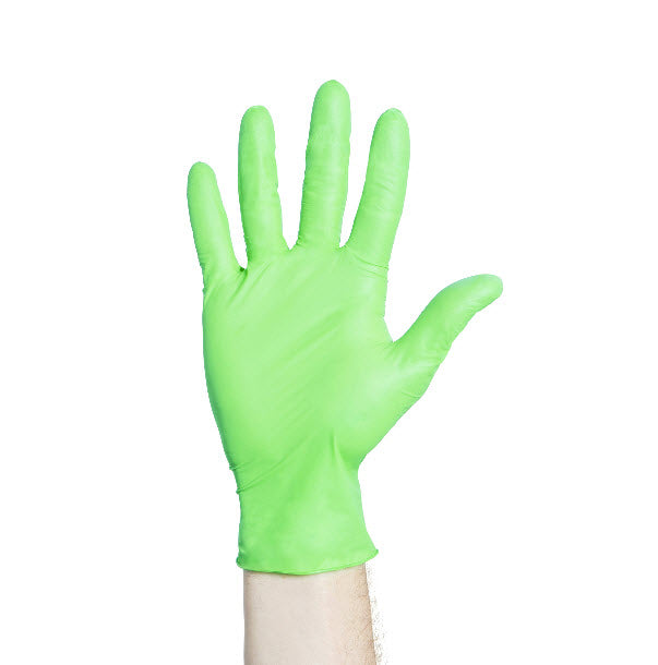 FLEXAPRENE GREEN Exam Gloves Medium