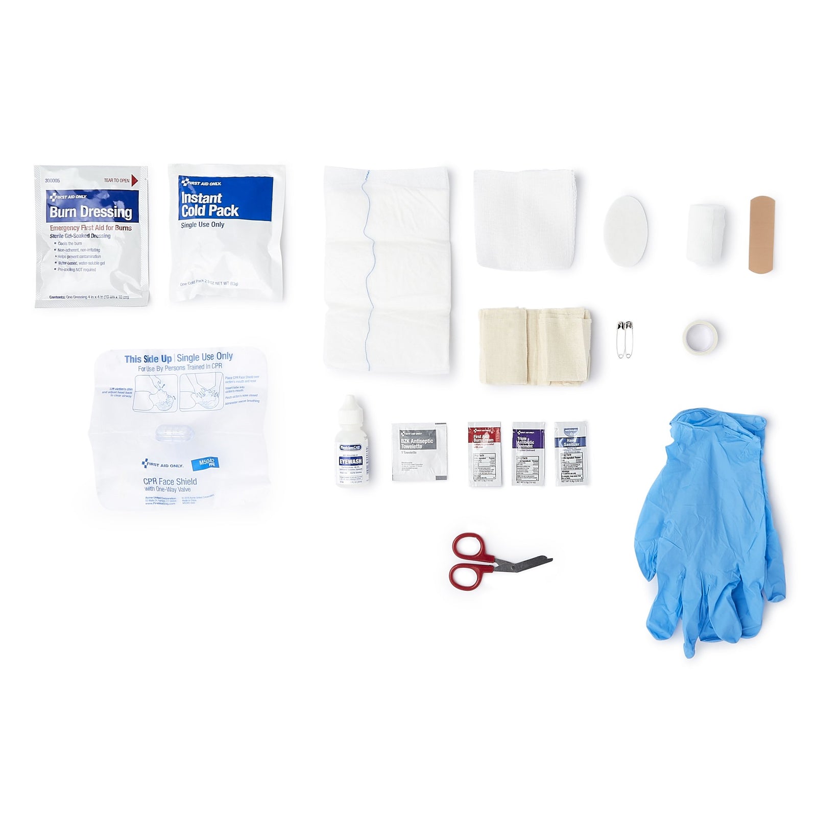 McKesson First Aid Kit 10 Person Plastic Case