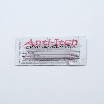 Anti-Itch 2% - 0.1% Strength Gel 6 oz. Individual Packet