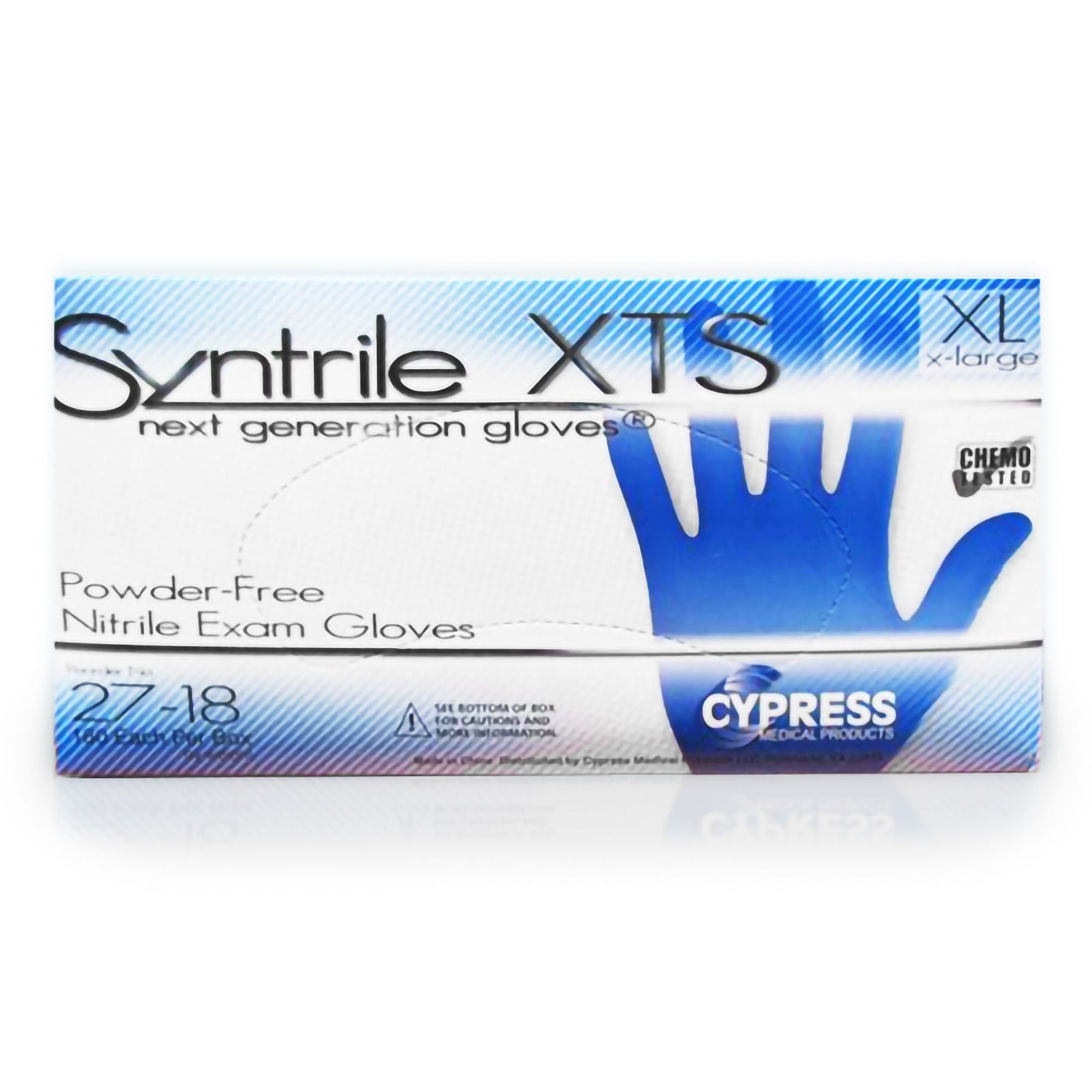 Syntrile XTS Powder-Free Nitrile Exam Gloves, X-Large, Chemo Tested