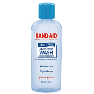Band-Aid Hurt-Free Antiseptic Wash, 6 fl oz image