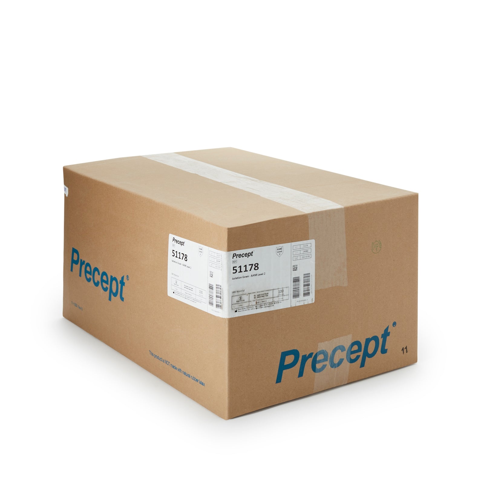 Precept® X-Large Yellow Protective Procedure Gown - AAMI Level 2
