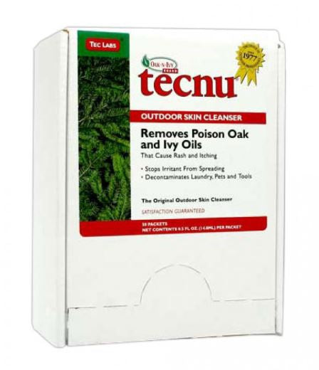 Tecnu Liquid Itch Relief 0.5 oz. Individual Packet - Case of 300