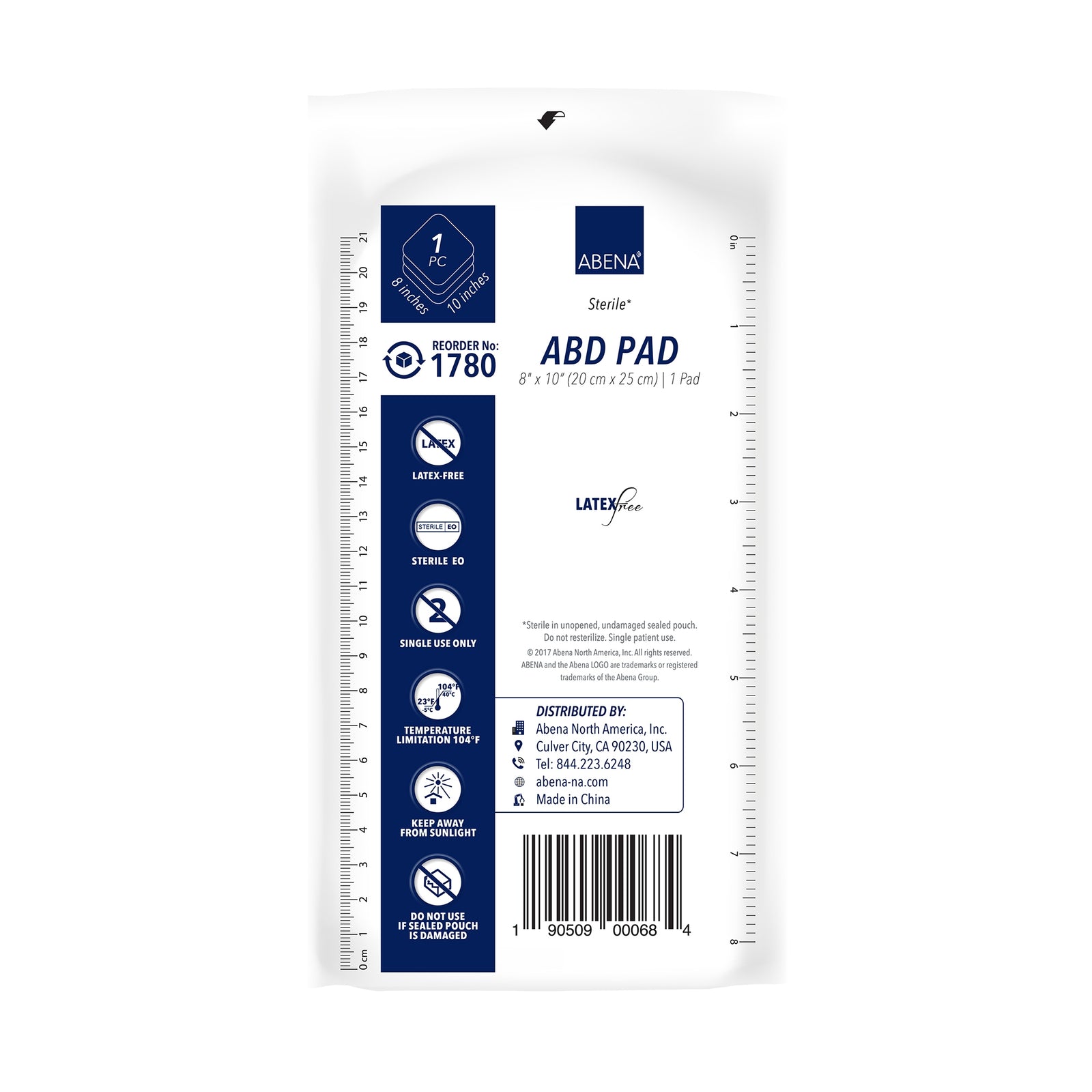 ABD Abdominal Pad, 8" x 10"