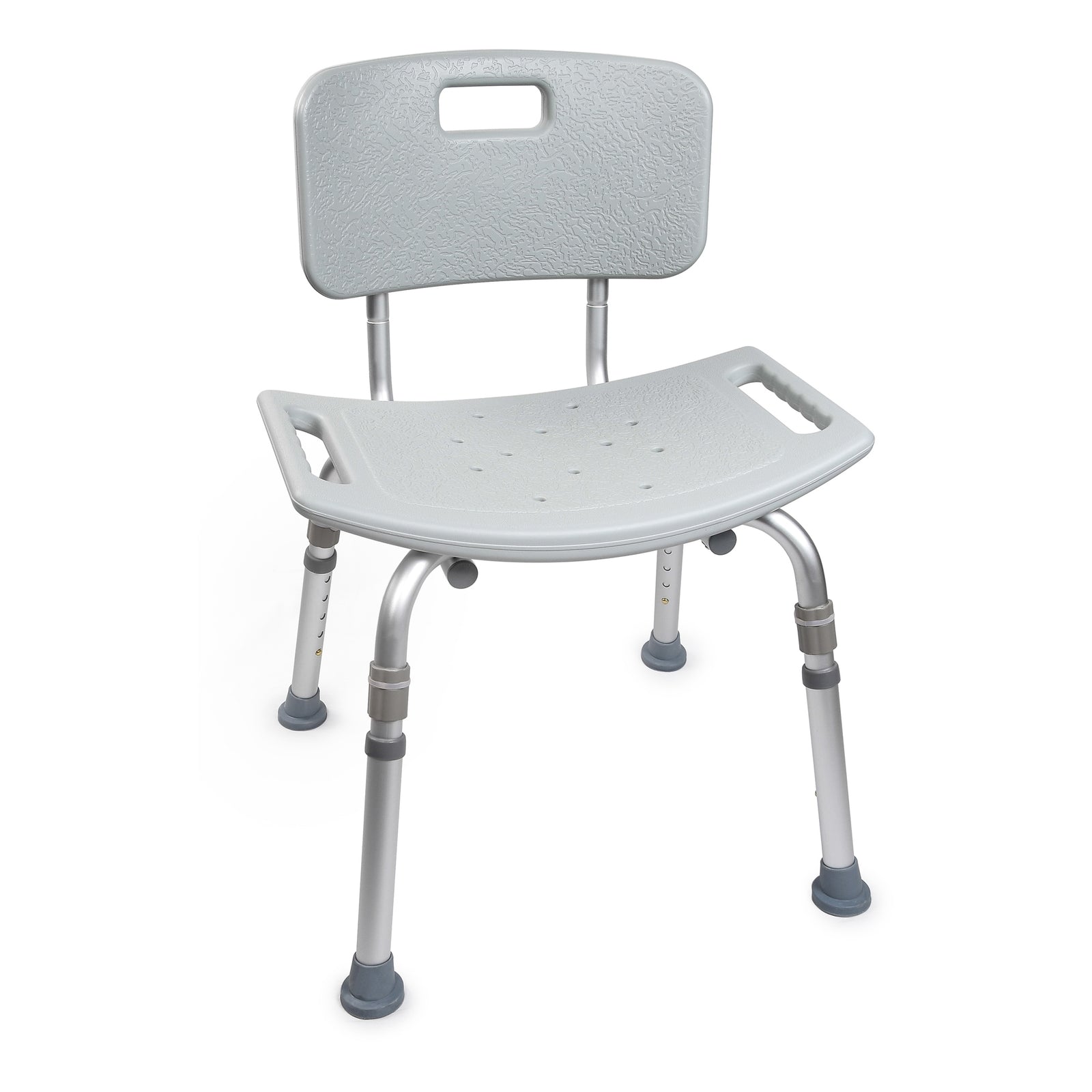 McKesson Aluminum Bath Bench with Removable Backrest