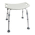 McKesson Aluminum Bath Bench Without Backrest