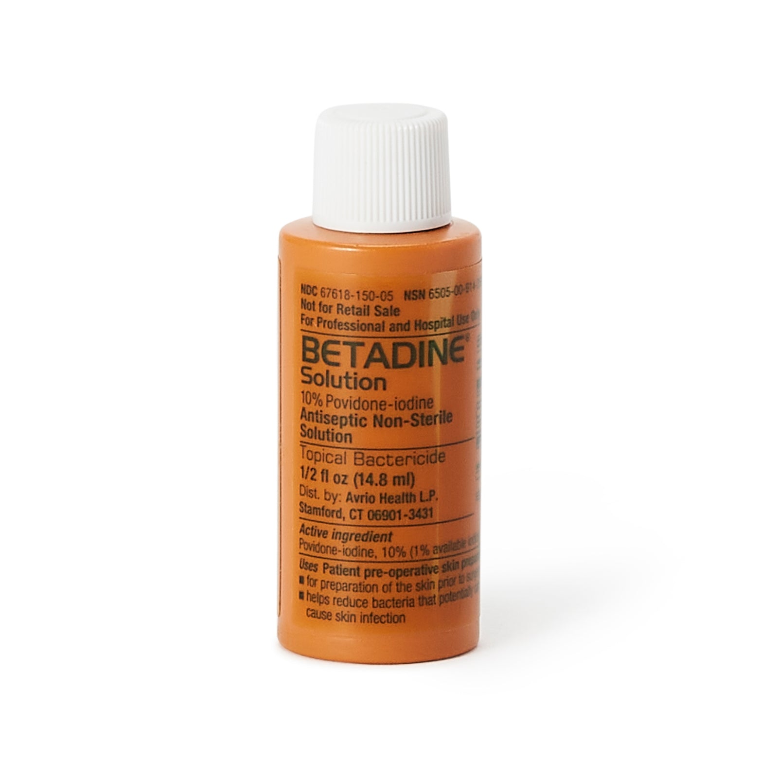 Betadine Skin Prep Solution, 10% Povidone-Iodine, 1/2 oz