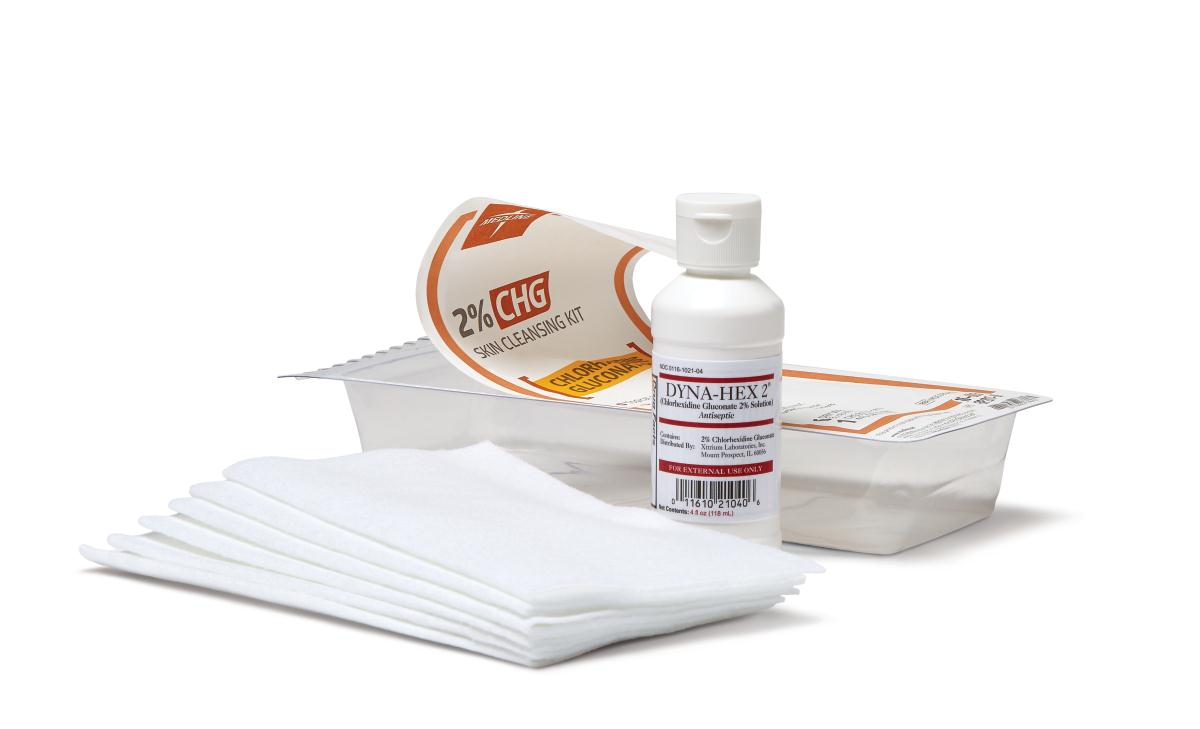 Medline Skin Change Cleansing Kit, 2%