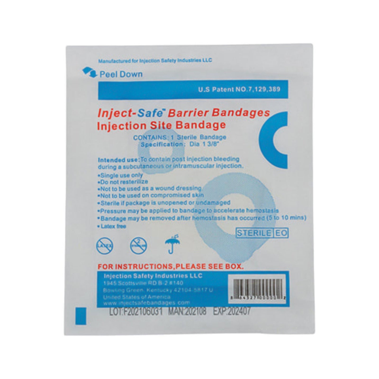HTL-STREFA Inject-Safe Barrier Bandage