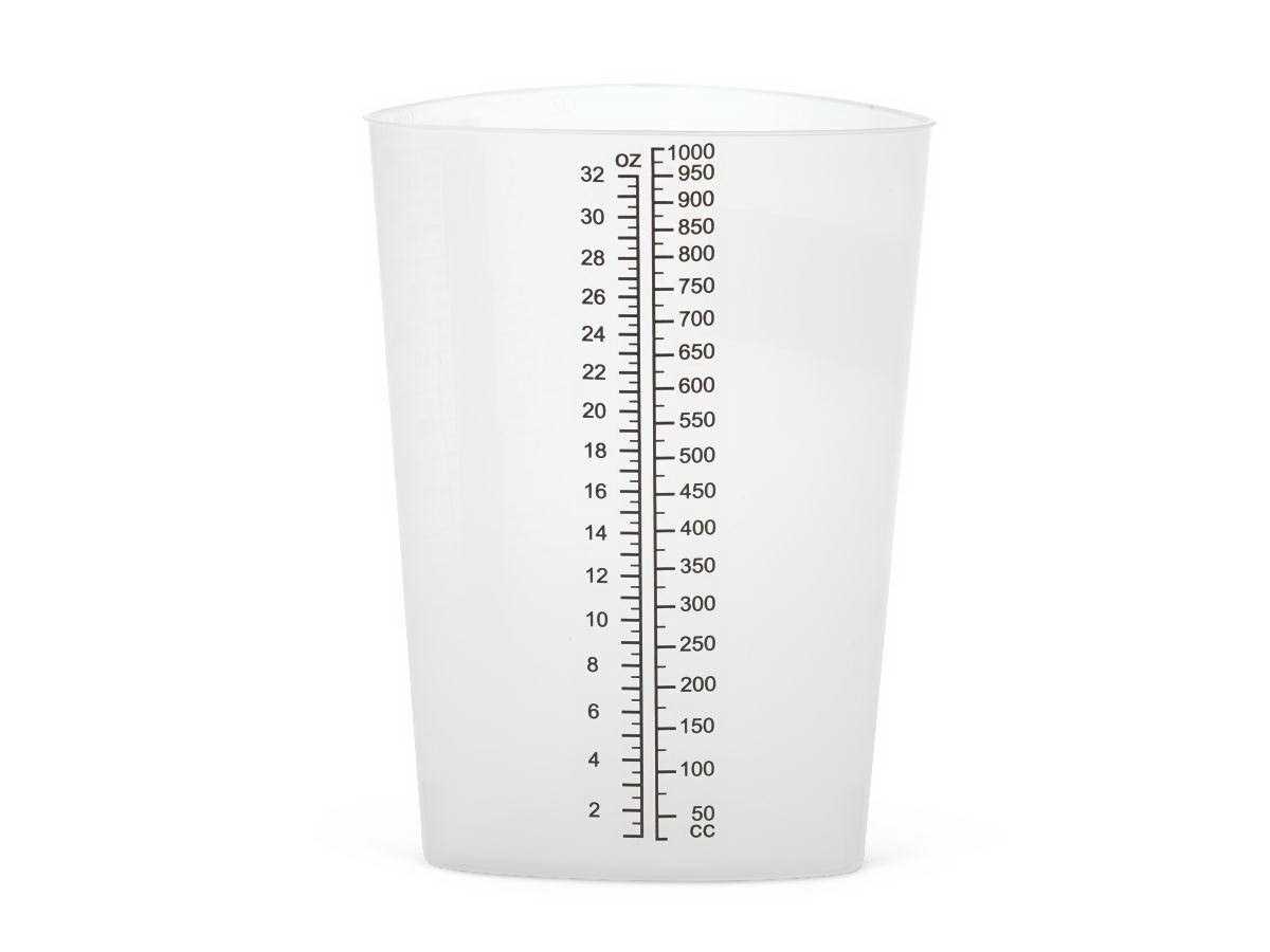 Medline Graduated Triangular Container 1,000 mL