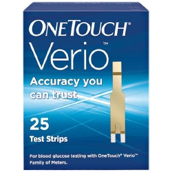 OneTouch Verio Blood Glucose Test Strips - Case of 600 Strips