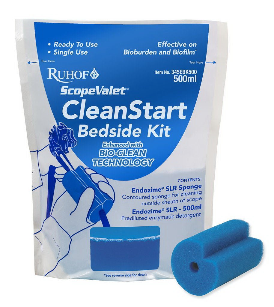 Ruhof ScopeValet CleanStart Bedside Kit, 500 mL