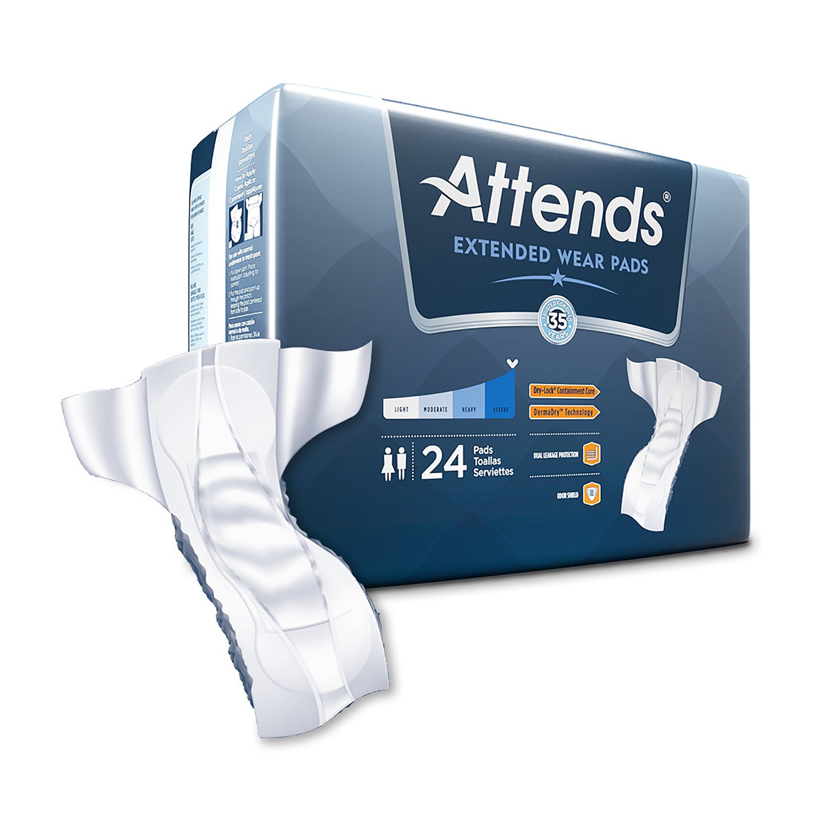 Attends Healthcare Extended Wear Pads