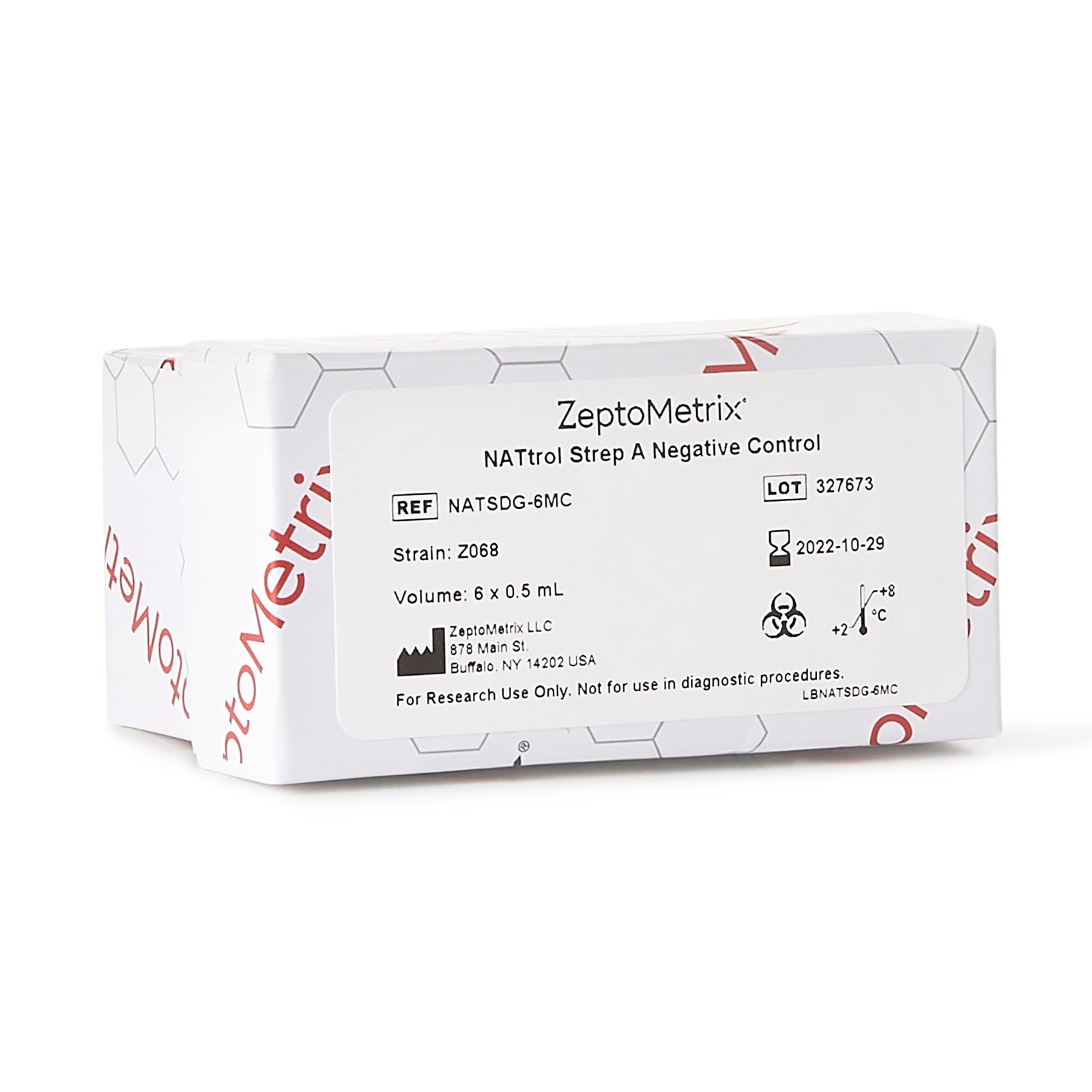 NATtrol™ Strep A Negative Control, 6 x 0.5 mL