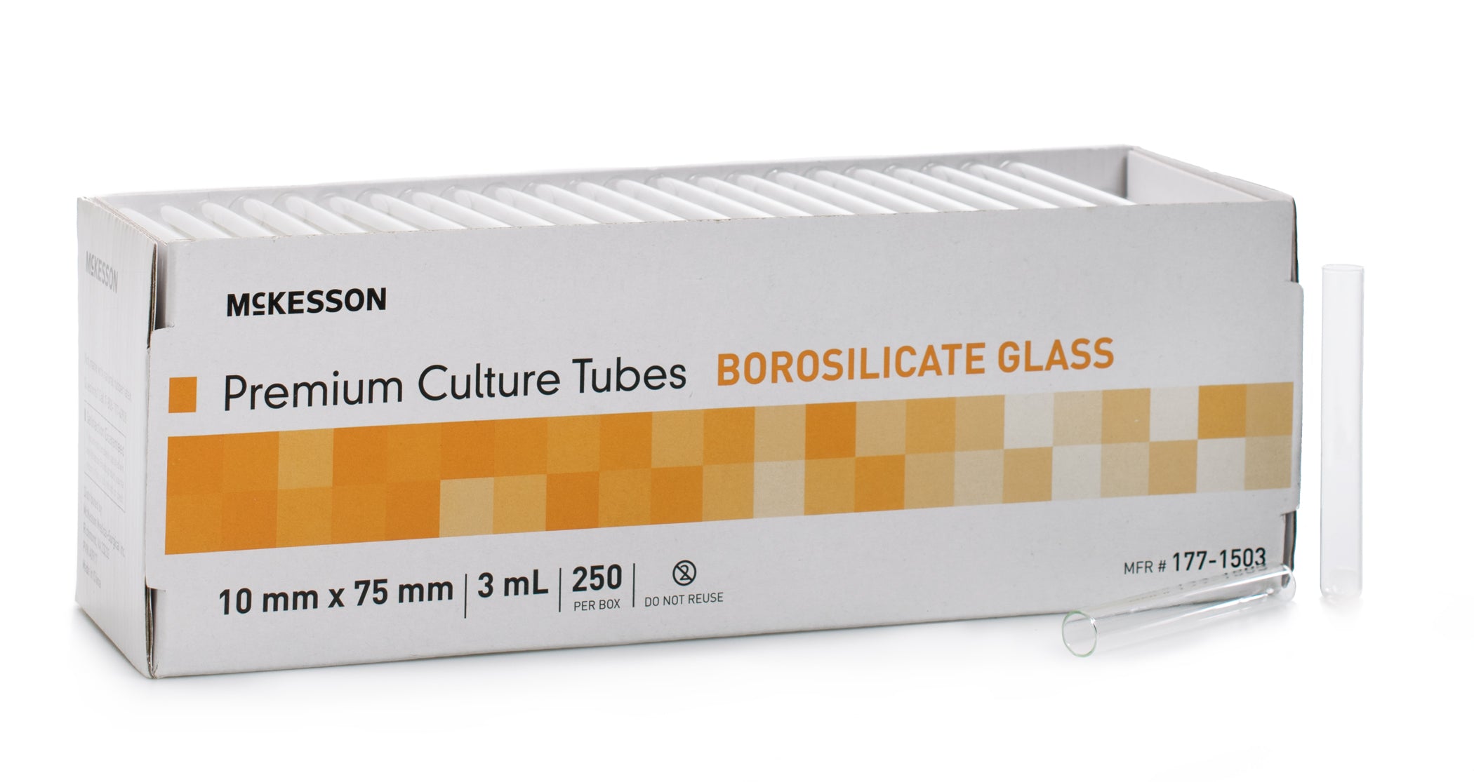 McKesson Premium Glass Culture Tubes