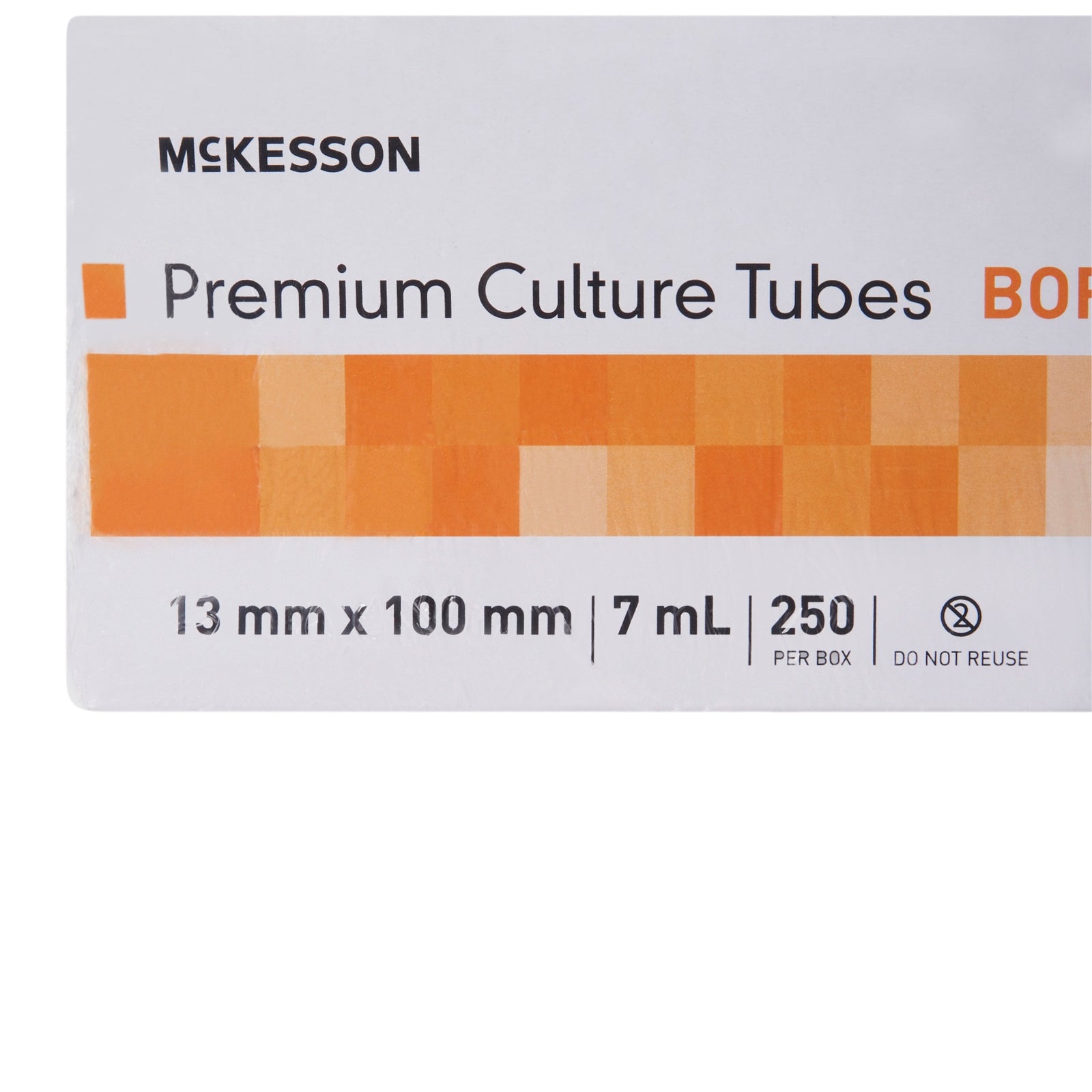 McKesson Premium Glass Culture Tubes