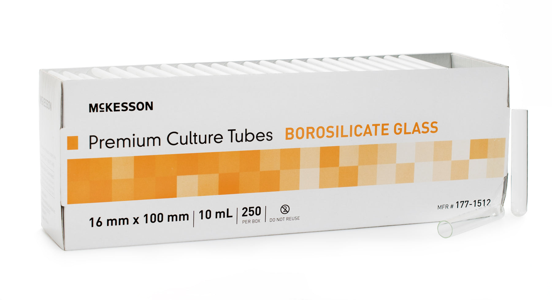 McKesson Premium Glass Culture Tubes
