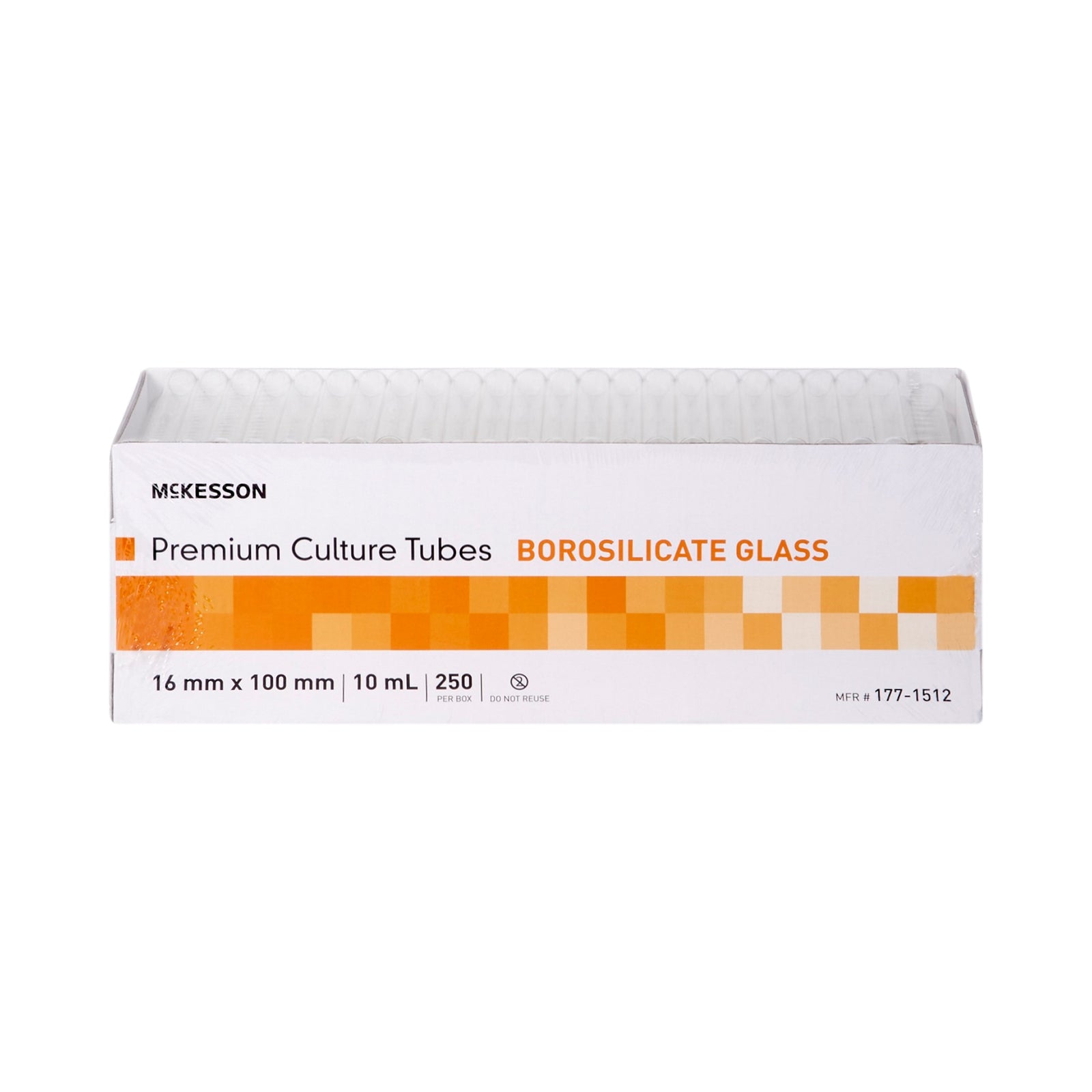 McKesson Premium Glass Culture Tubes