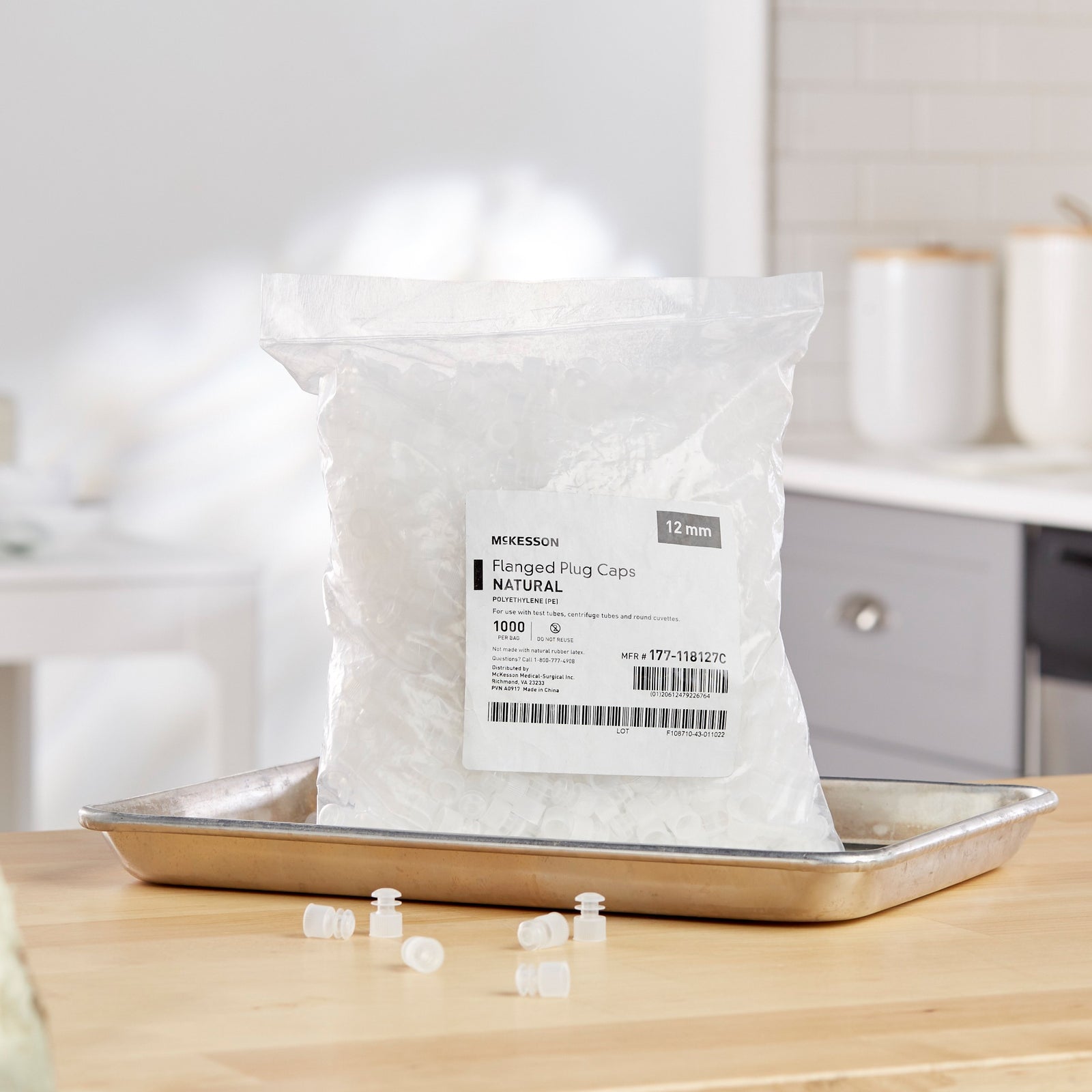 McKesson Polyethylene Tube Closure 12 mm Diameter
