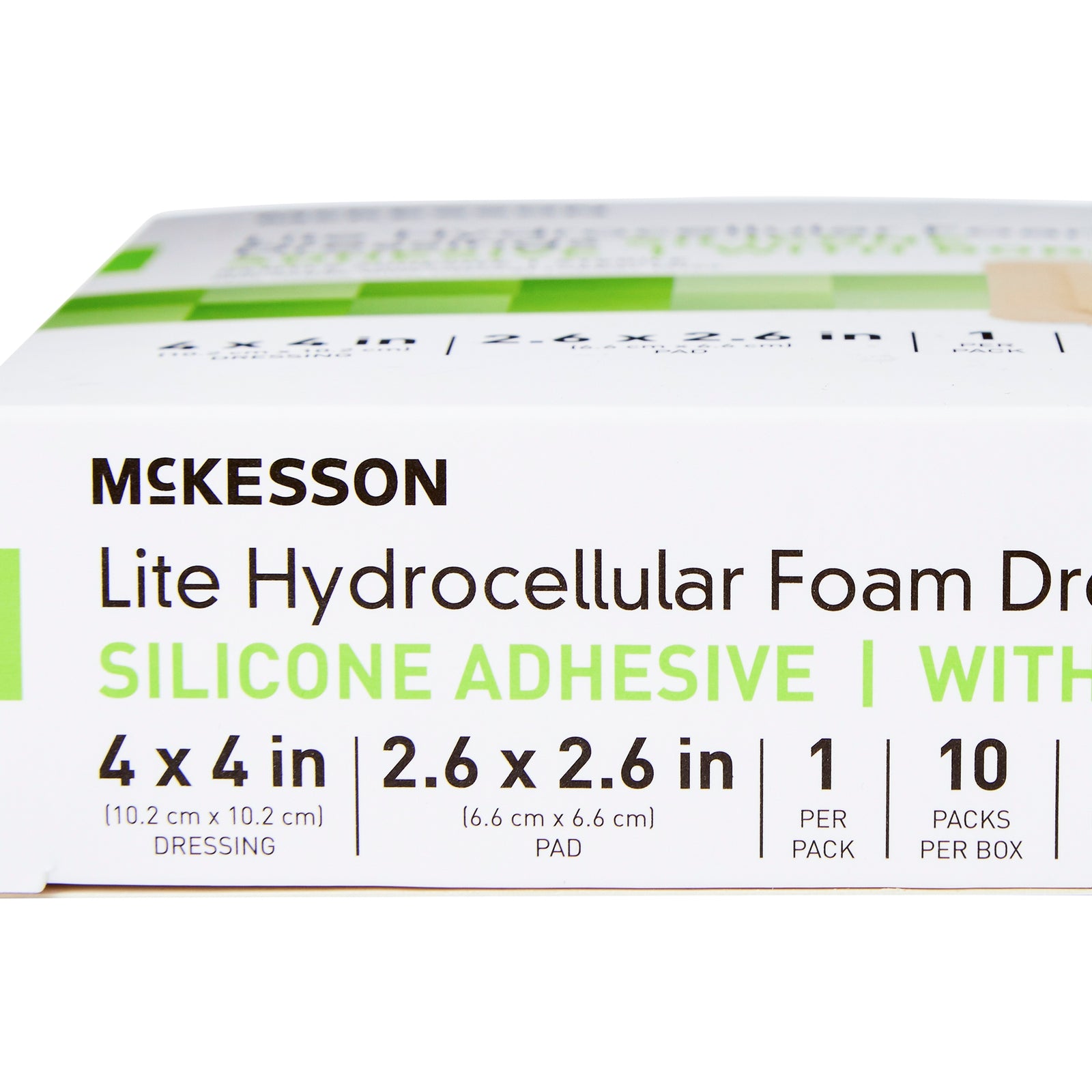 McKesson MedSurg Adhesive Silicone Lite Hydrocellular Foam Dressing with Border