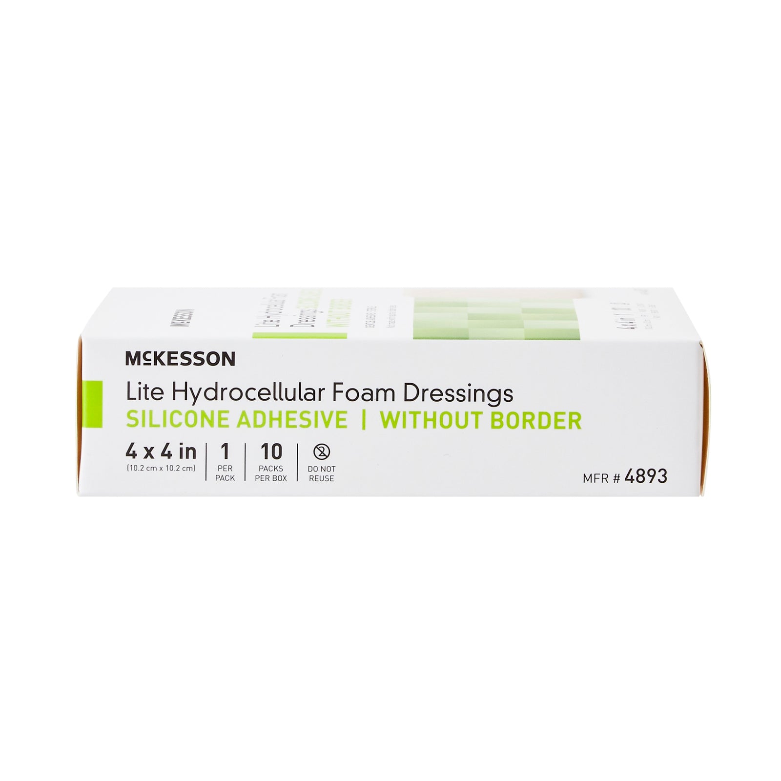 McKesson MedSurg Adhesive Silicone Lite Hydrocellular Foam Dressing Without Border