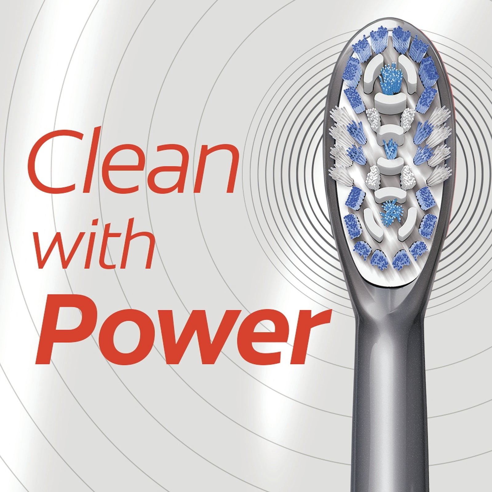 Colgate 360 Optic White Sonic Power Toothbrush Adult Soft Gray