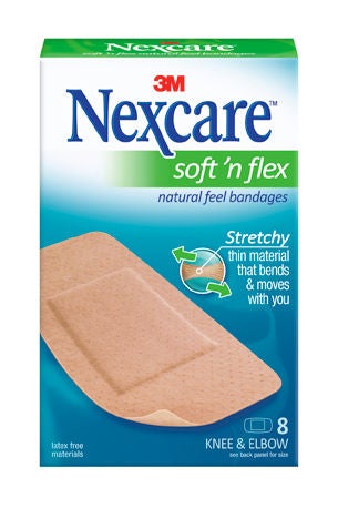 Nexcare Soft 'n Flex Adhesive Bandage, 2 x 4 Inch