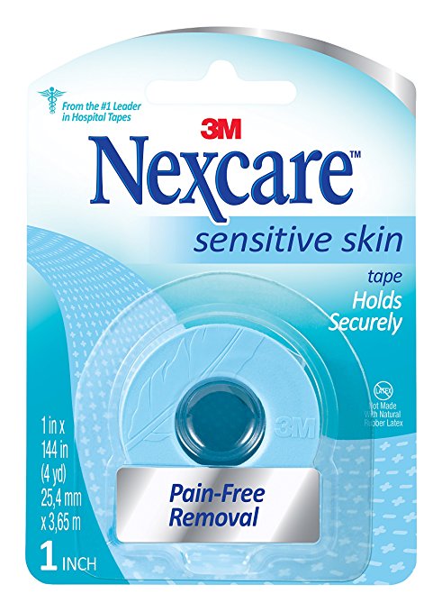 3M Nexcare Sensitive Skin Tape, 1" x 144"