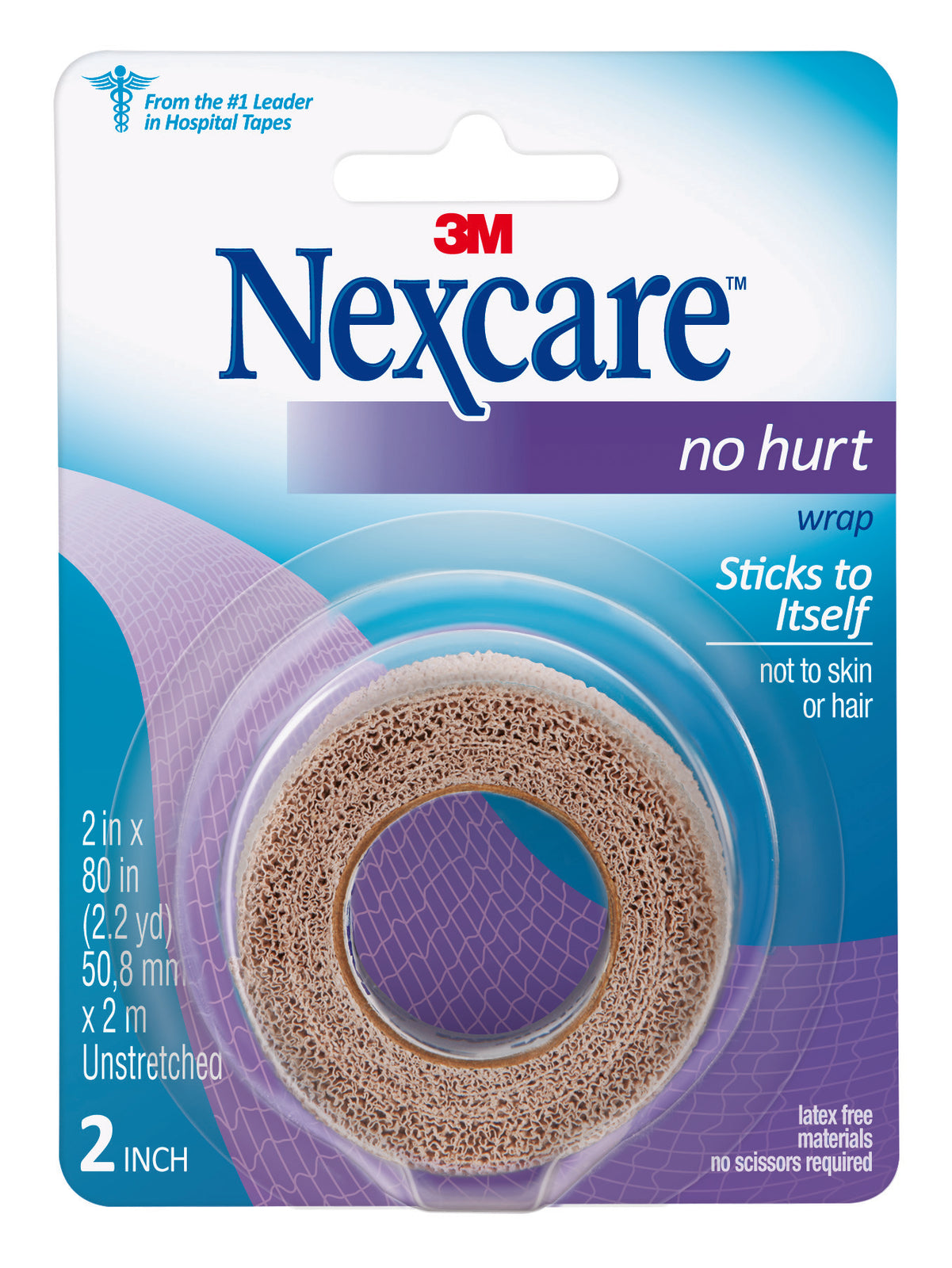 Nexcare™ No Hurt Cohesive Bandage