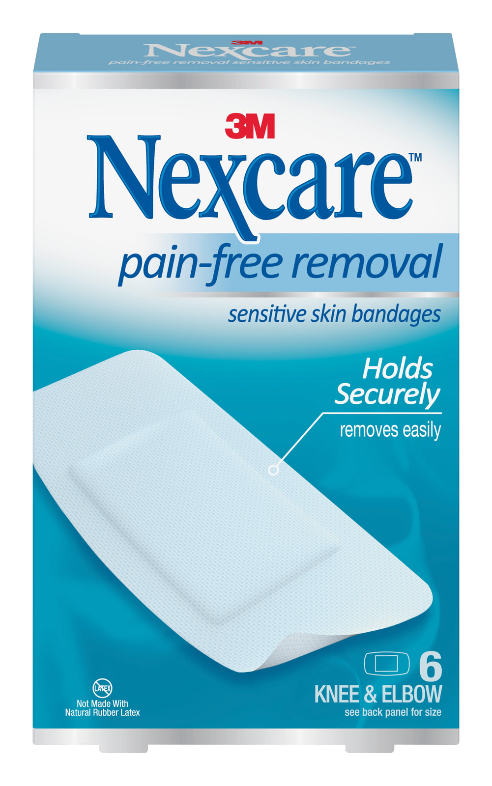 3M Nexcare Sensitive Skin Knee and Elbow Adhesive Bandage