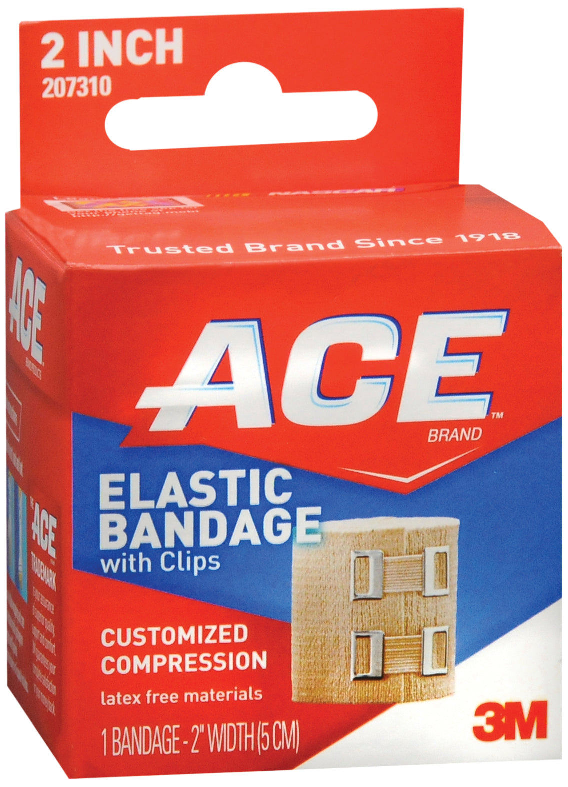3M ACE Elastic Bandage with Clip Detached Closure