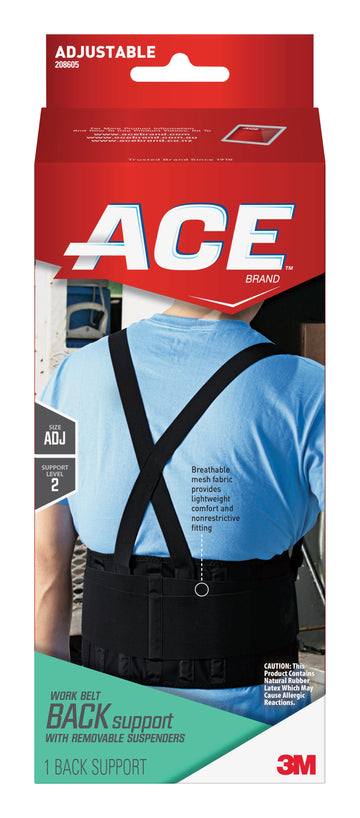 Ace Occupational Back Support with Removable Suspenders