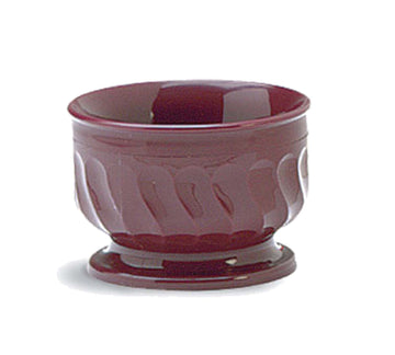 5 oz. Cranberry Red Plastic Pedestal Bowl